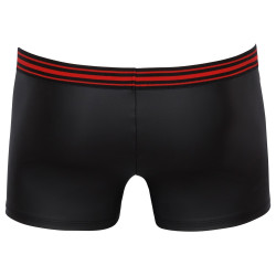 Svenjoyment Boxer avec zip Tillio Noir-Rouge